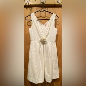 White Lilly Pulitzer Dress with pockets